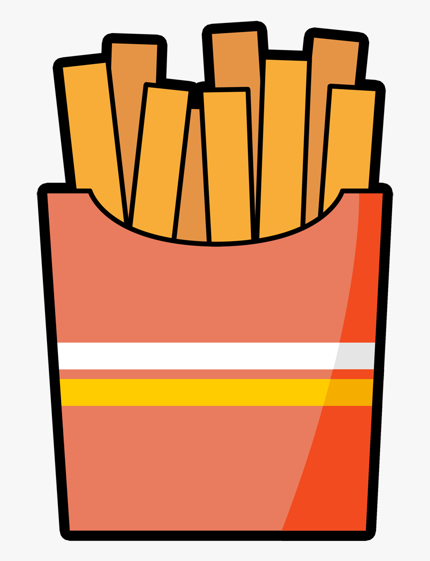 Collection Of French - French Fries Cartoon Jpg, HD Png Download, Free Download