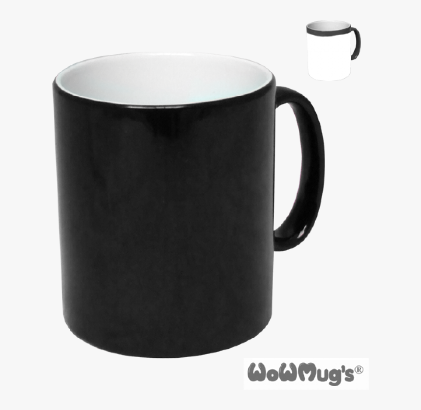 Personalised Wow Colour Changing Mug Black - Mug, HD Png Download, Free Download