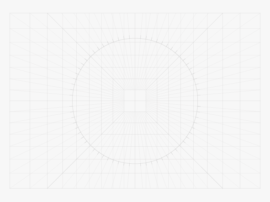 Perspective Grid Png -20 Centimetres, 5° Perspective - Circle, Transparent Png, Free Download