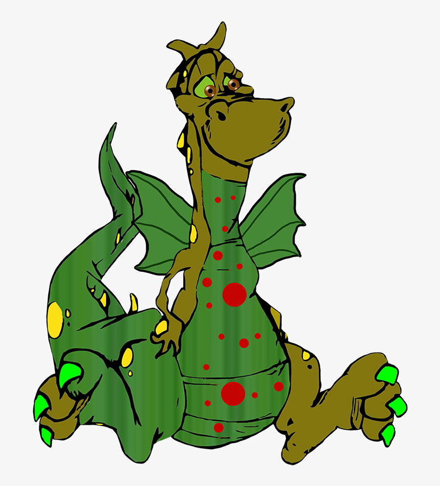 Sad Cartoon Dragon - Cartoon Dragon, HD Png Download, Free Download