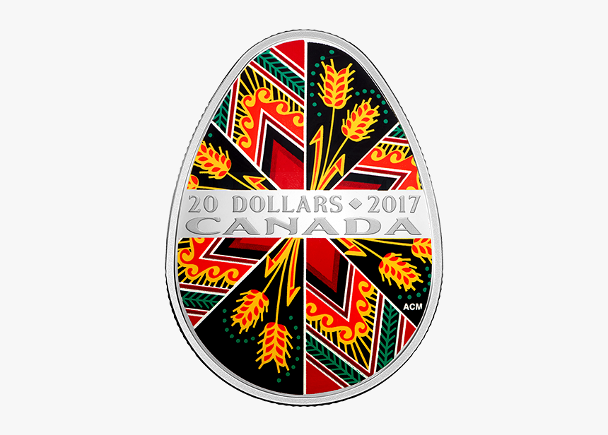 1 Oz Pure Silver Coin $20 2017 Canada - 2017 Pysanka Coin, HD Png Download, Free Download