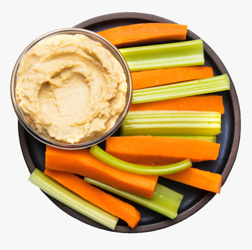 Hummus Png Free Pic - Hummus And Veggies Png, Transparent Png, Free Download