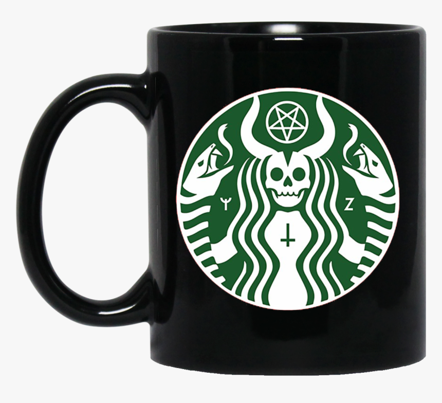 Starbucks Satan 804059552202 Black Mug 11oz, HD Png Download, Free Download