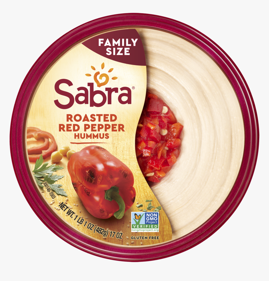 Sabra Roasted Red Pepper Hummus, 17 Oz, HD Png Download, Free Download