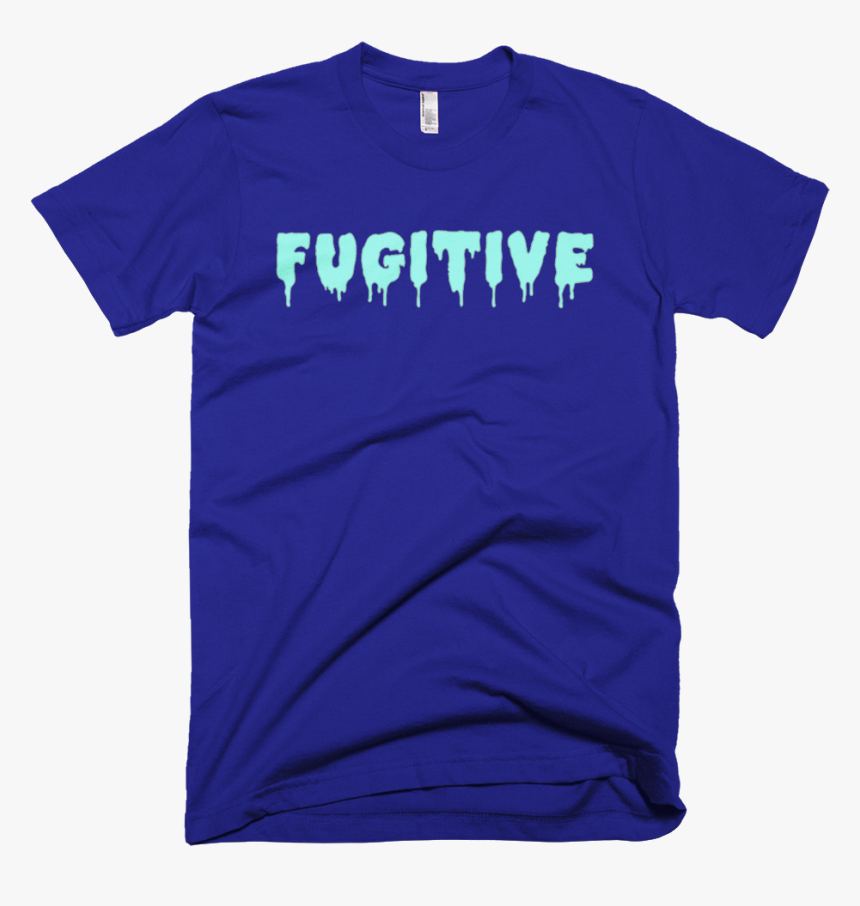 Lapis Dripped Fugitive Short Sleeve T-shirt - Active Shirt, HD Png Download, Free Download