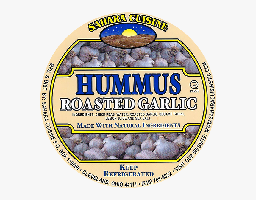 Hummus Roasted Garlic - Natural Foods, HD Png Download, Free Download