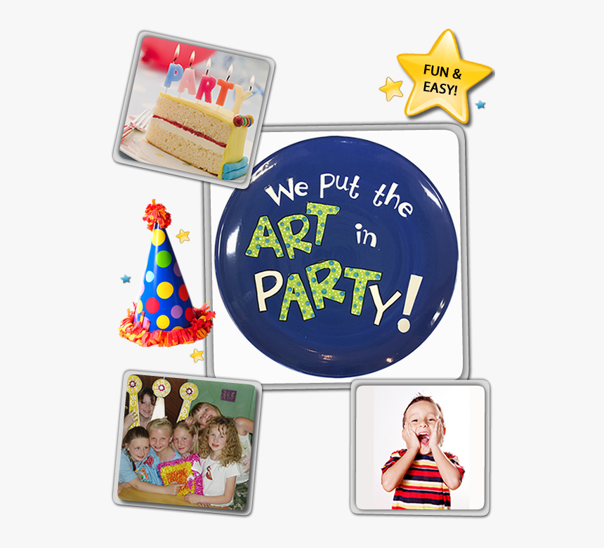 Pottery By You Kids Parties - Party Hat, HD Png Download, Free Download