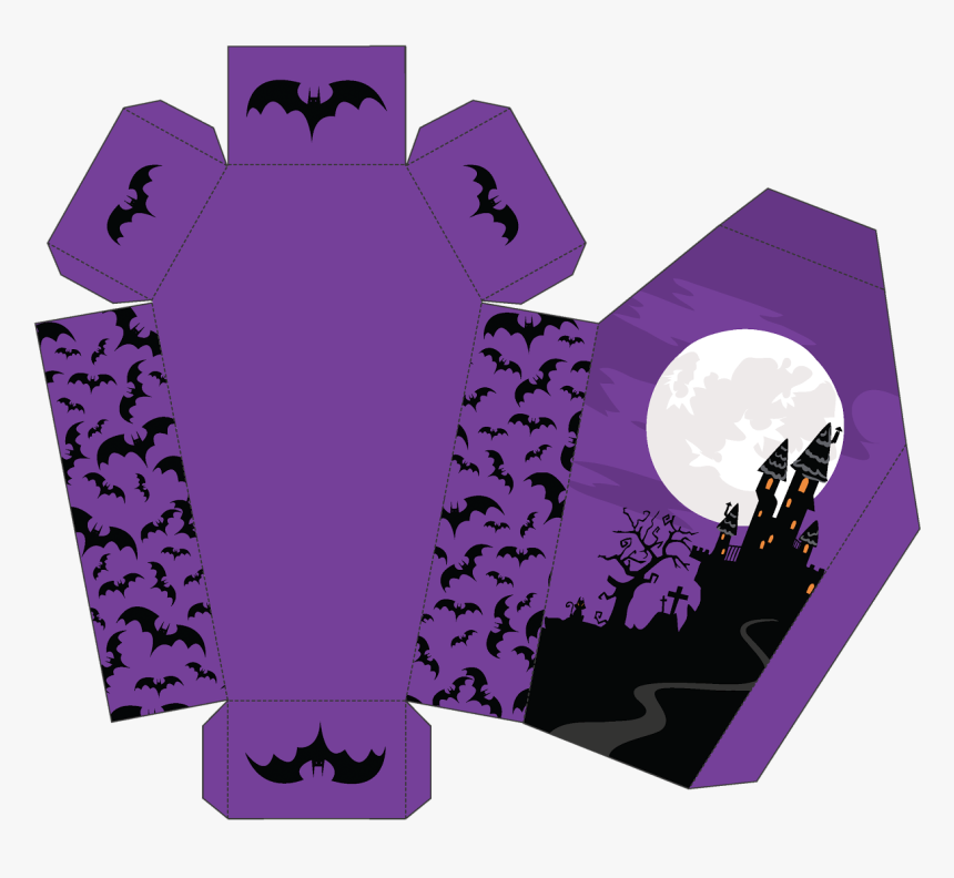 Paper Box Coffin Halloween, HD Png Download, Free Download
