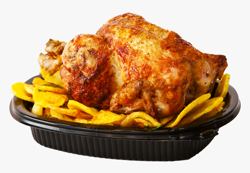 Pollo Asado Con Patatas - Roasted Chicken & Fries, HD Png Download, Free Download