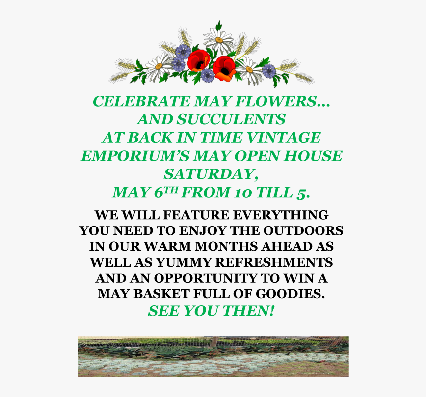 Bit Celebrate May Flowers Back In Time - Iteris, Inc., HD Png Download, Free Download