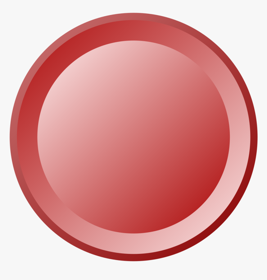 Red Round Button - Round Red Button Png, Transparent Png, Free Download