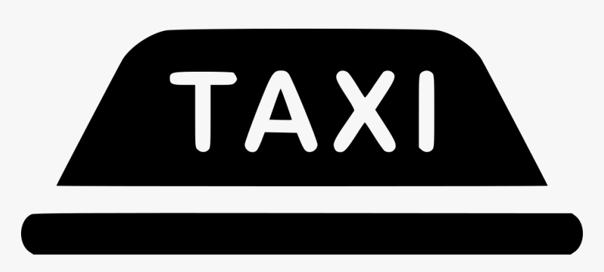 Taxi Sign Car Rent Travel Cab - Sign, HD Png Download, Free Download