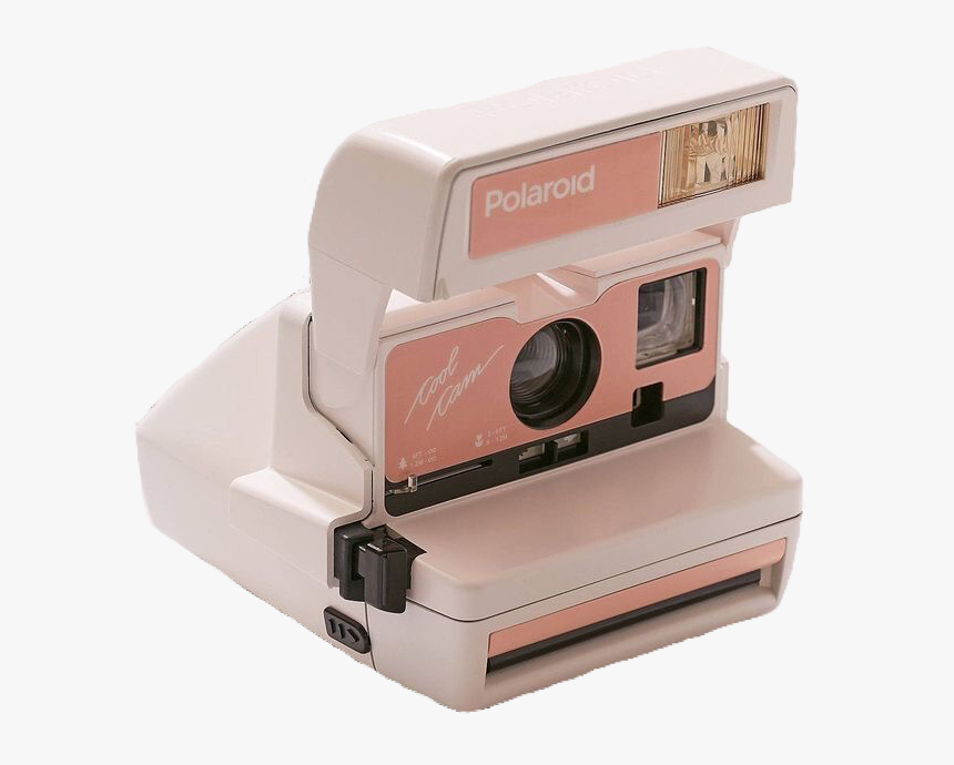 #vintage #camera #polaroid #pink #pngs #png #cute #trendy - Vintage Aesthetic Polaroid Camera, Transparent Png, Free Download