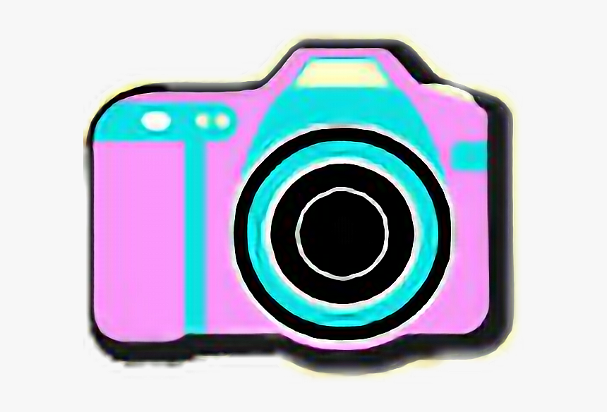 90"s Camera Pink Cute Radfreetoedit - Circle, HD Png Download, Free Download