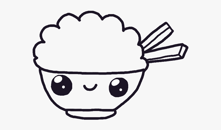 #kawaii #japon #food #comida #arroz #cute - Imagenes De Arroz Kawaii, HD Png Download, Free Download