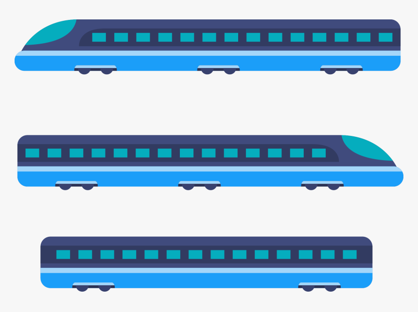 Train Rapid Transit Rail Transport - Metro Train Side View Clipart, HD ...