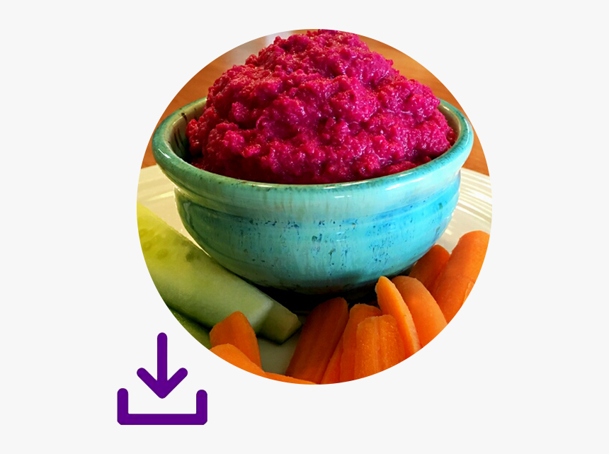 Paleo Hummus Made With Beets - Chutney, HD Png Download, Free Download