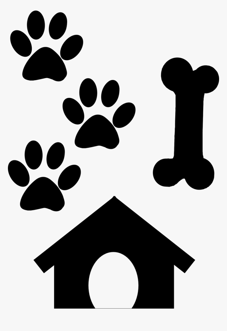 Huellas Y Huesos De Perro Png Clipart , Png Download - Dog Bones And Paws Clipart, Transparent Png, Free Download