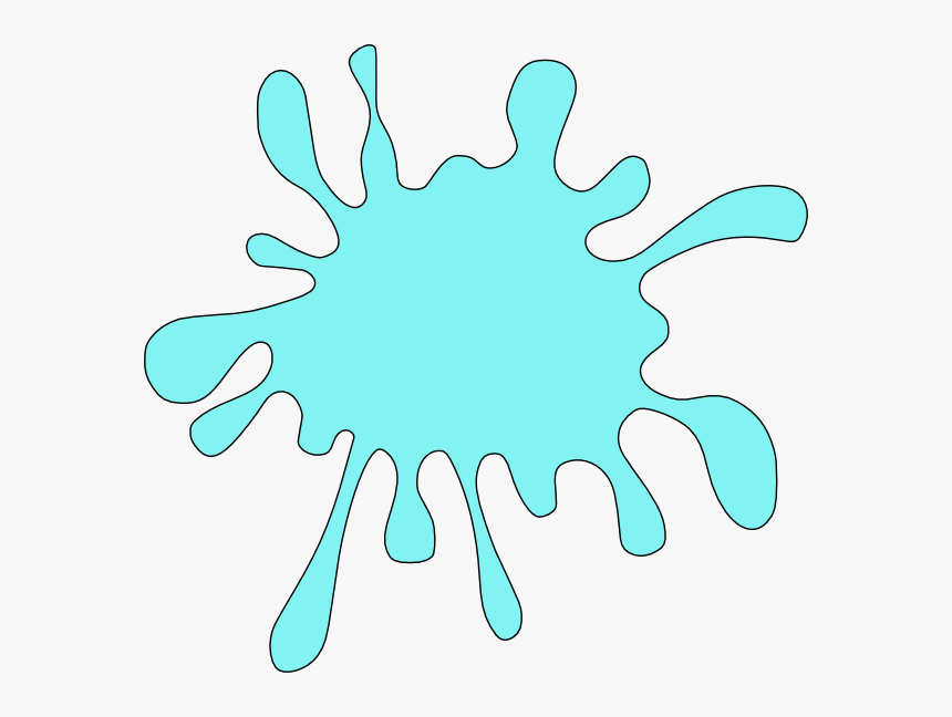 Turquoise Splotch Svg Clip Arts - Yellow Colour Splash Hd, HD Png Download, Free Download