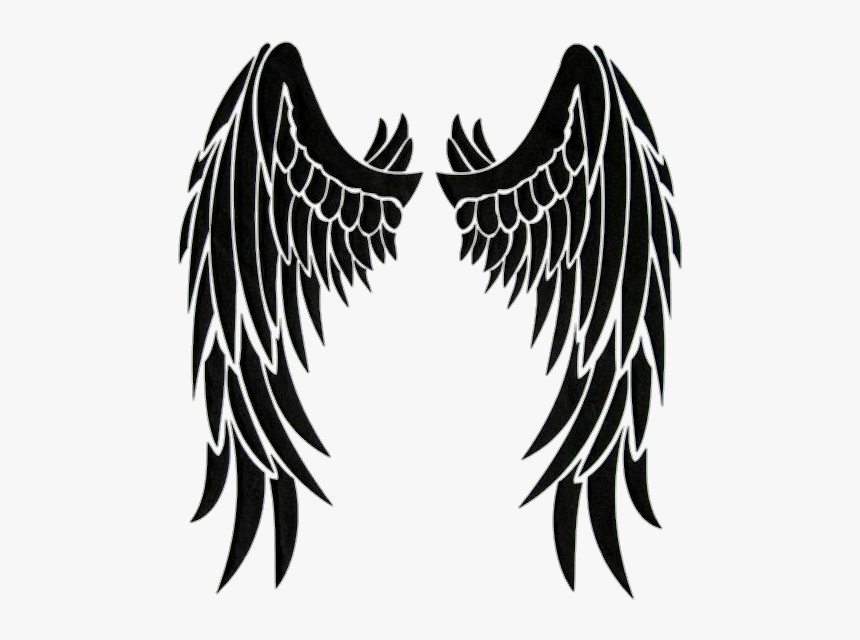 Clip Art Asas-negras - Vector Angel Wings Png, Transparent Png, Free Download