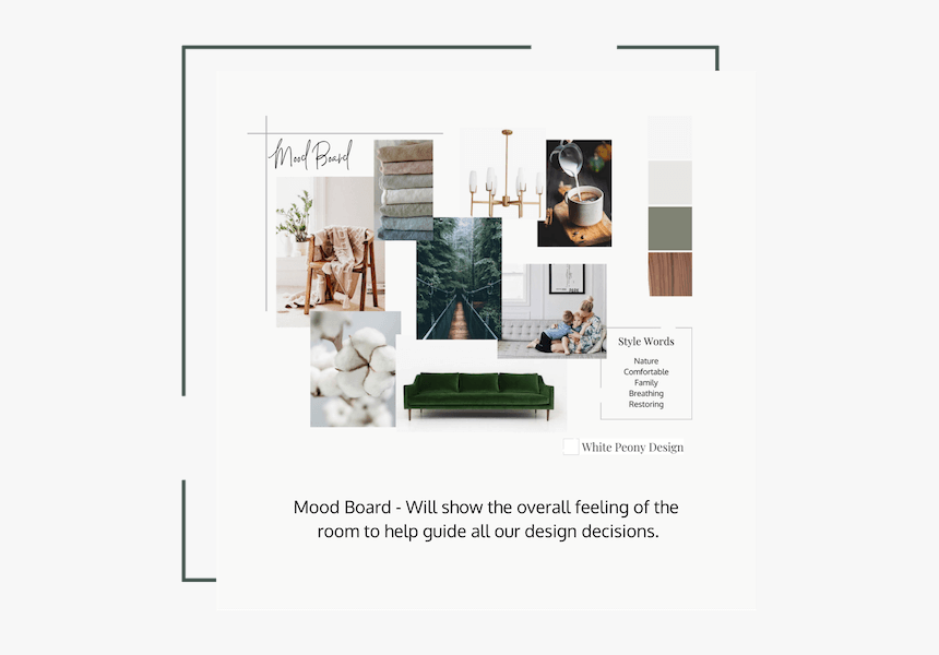 Mood-board - Floor Plan, HD Png Download, Free Download