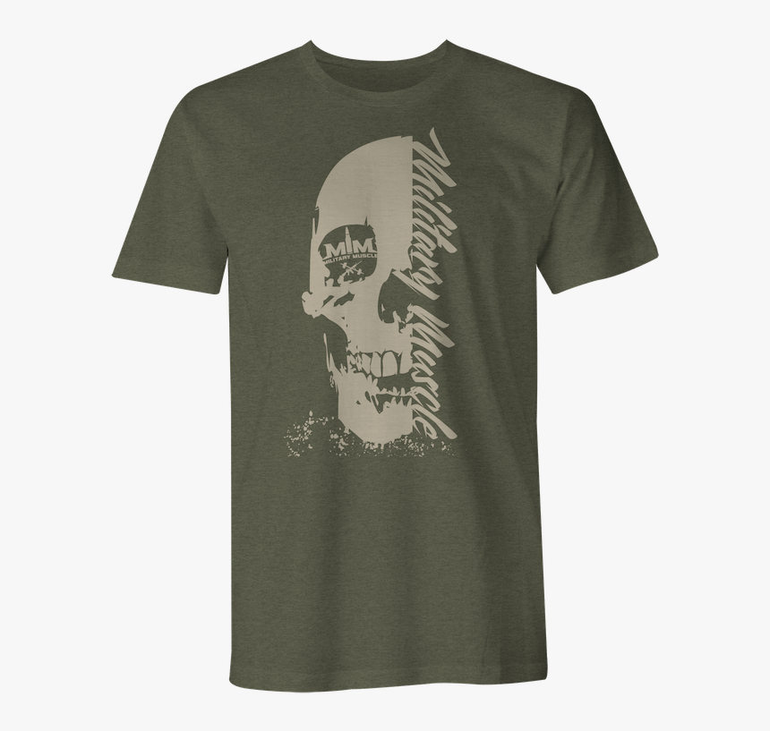 Skull Mm Logo Od Green Crew, HD Png Download, Free Download