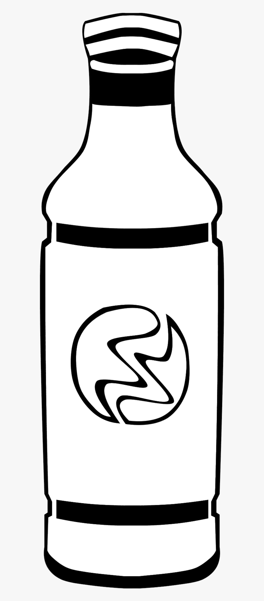 Soda Can Image For Clipart Juice Bottle Black And White - Bottle Of Juice Clipart Black And White, HD Png Download, Free Download