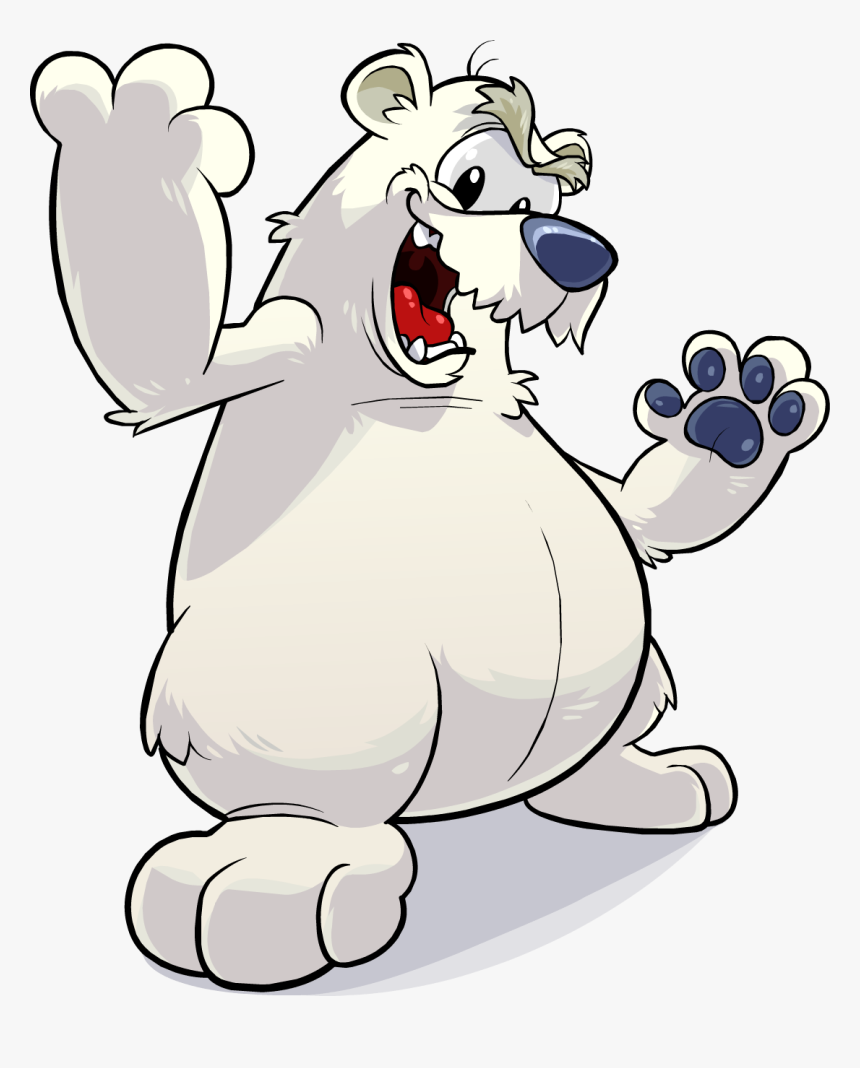 Herbert P Bear - Cartoon Transparent Polar Bear, HD Png Download, Free Download