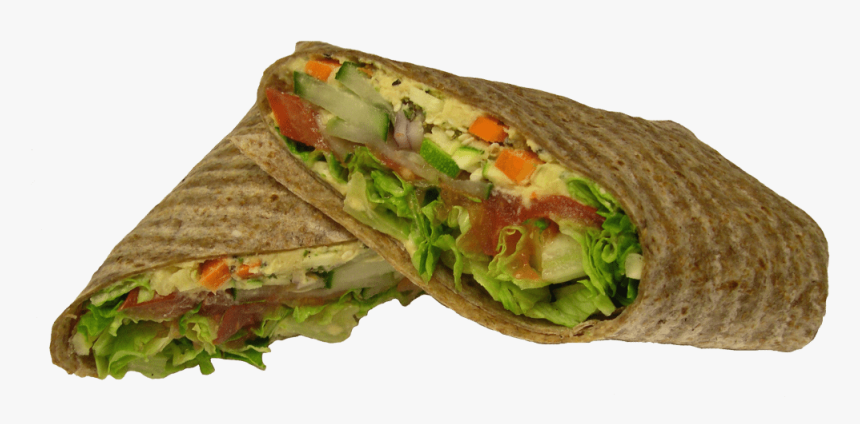 Hummus Wrap - Fast Food, HD Png Download, Free Download