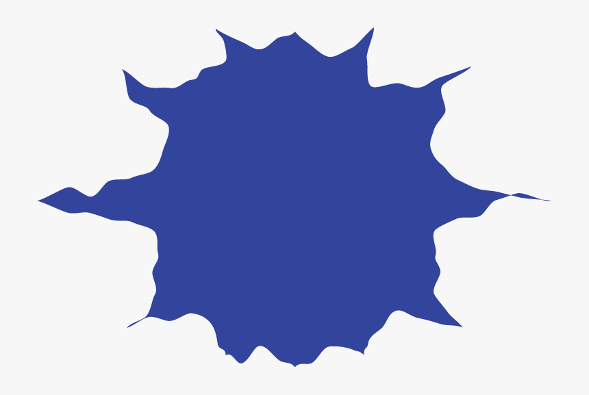 Blog Link In Blue Splotch, HD Png Download, Free Download