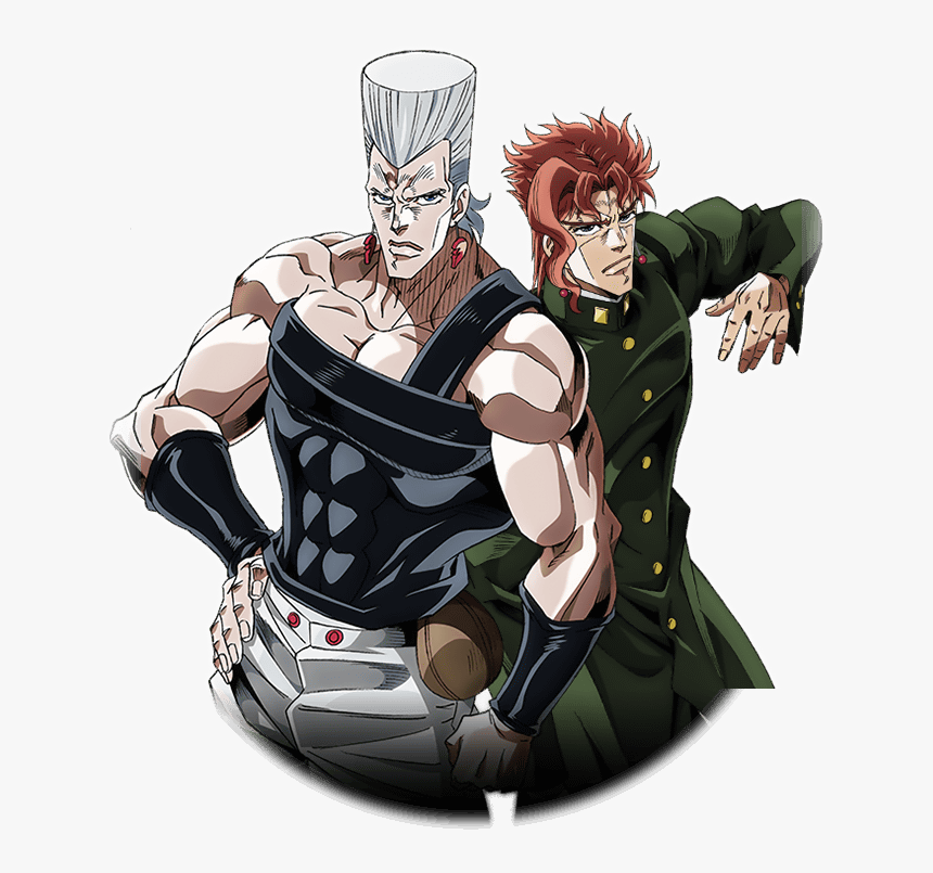 Unit Jean Pierre Polnareff And Noriaki Kakyoin - Noriaki Kakyoin Jean Pierre Polnareff, HD Png Download, Free Download