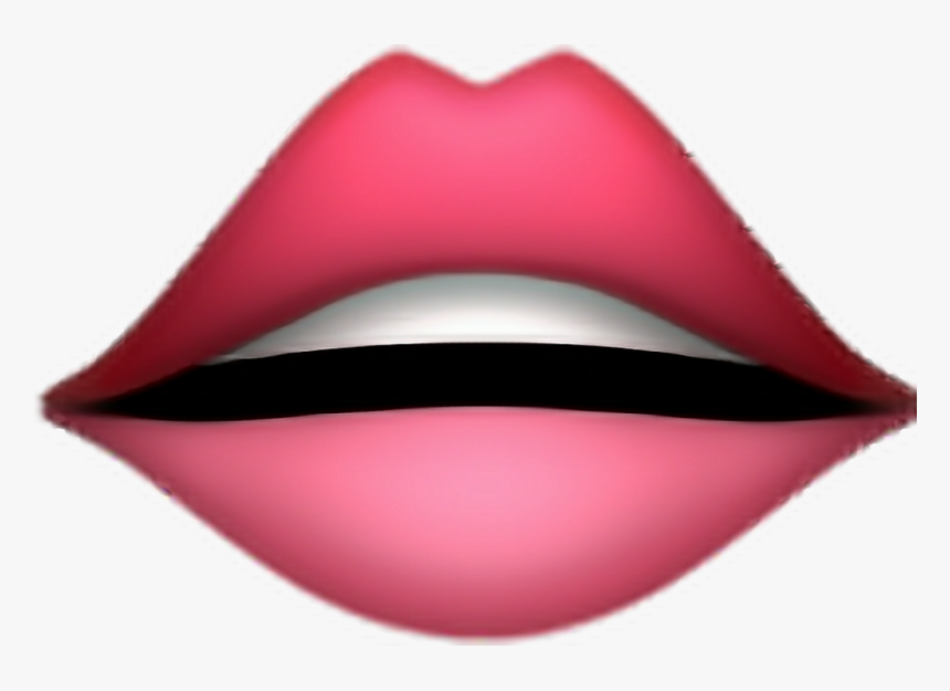 Transparent Yummy Emoji Png - Iphone Lips Emoji Png, Png Download, Free Download