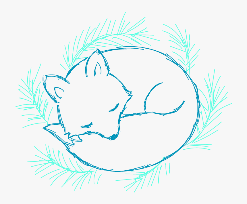 Sketch Fox Drawing Easy, HD Png Download - kindpng