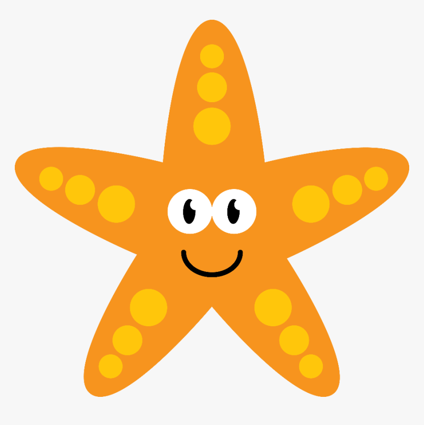 Under The Sea Star Fish Cartoon, HD Png Download, Free Download