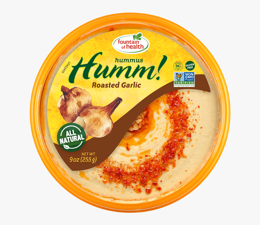 Fontaine Sante Organic Hummus Roasted Garlic 227gm, HD Png Download, Free Download