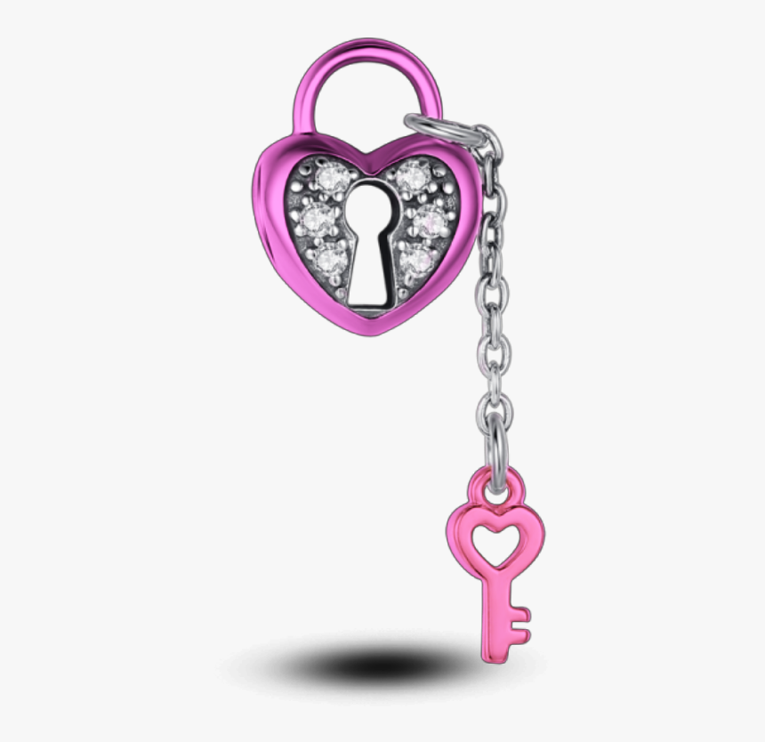 #heart #corazon #lock #candado #padlock #key #llave - Chain, HD Png Download, Free Download