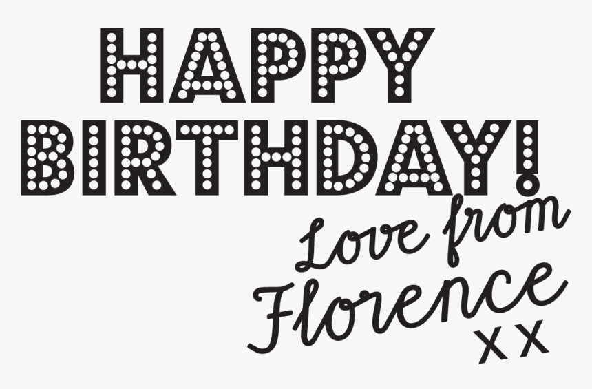 Happy Birthday From Me - Calligraphy, HD Png Download, Free Download