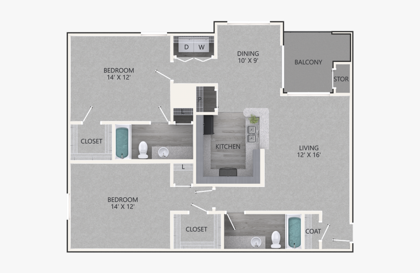 0 For The Renovated Sycamore Floor Plan - Charlotte, HD Png Download, Free Download