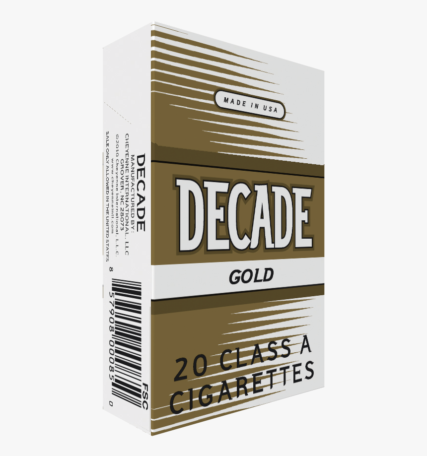 Decade Cigarettes, HD Png Download, Free Download