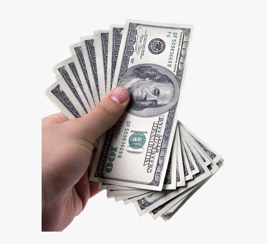 Hand Holding Money - Holding Money In Hand Png, Transparent Png, Free Download