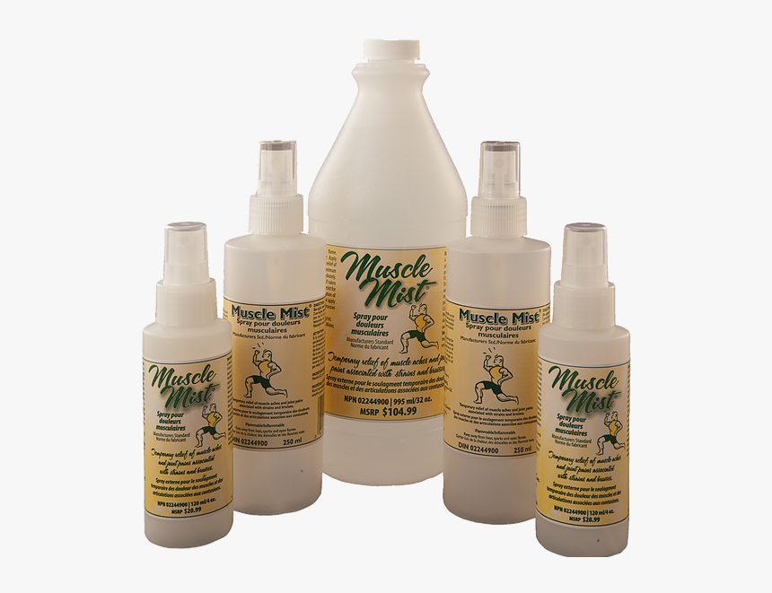 Muscle Mist Spray - Plastic Bottle, HD Png Download, Free Download