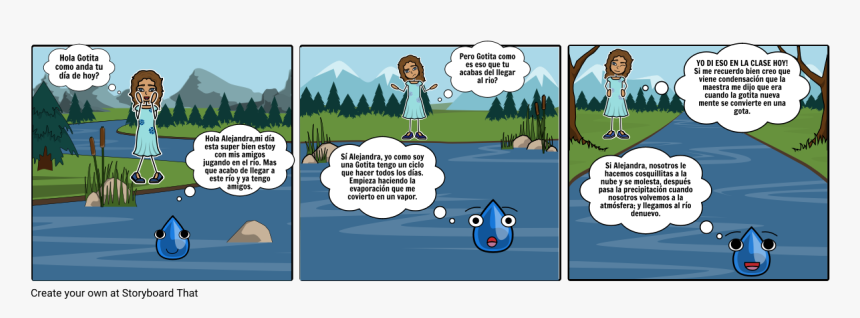 Ciclo Del Agua Comic, HD Png Download, Free Download