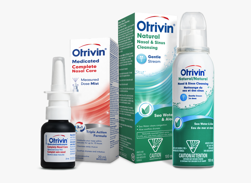 Transparent Water Mist Png - Otrivin Decongestant Nasal Spray, Png Download, Free Download