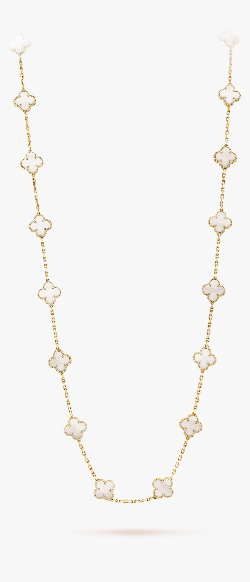 Vintage Alhambra Long Necklace, 20 Motifs, - Van Cleef And Arpels Sautoir, HD Png Download, Free Download