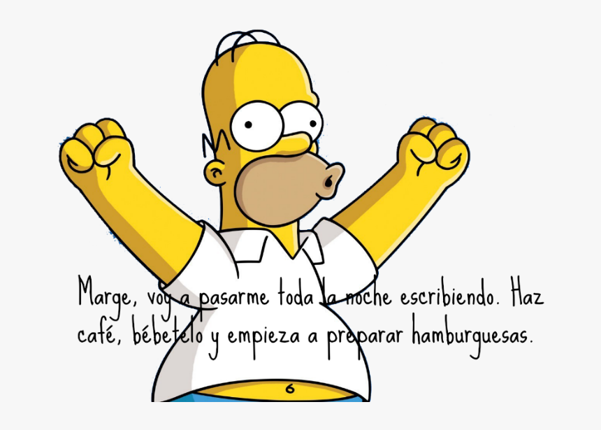 Transparent Frases Png - Homer Simpson Transparent Background, Png Download, Free Download