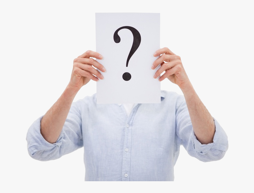 Man With Question Mark On Face Transparent Background, HD Png Download, Free Download