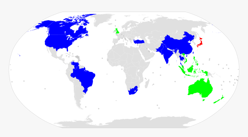 English Proficiency World Map, HD Png Download, Free Download