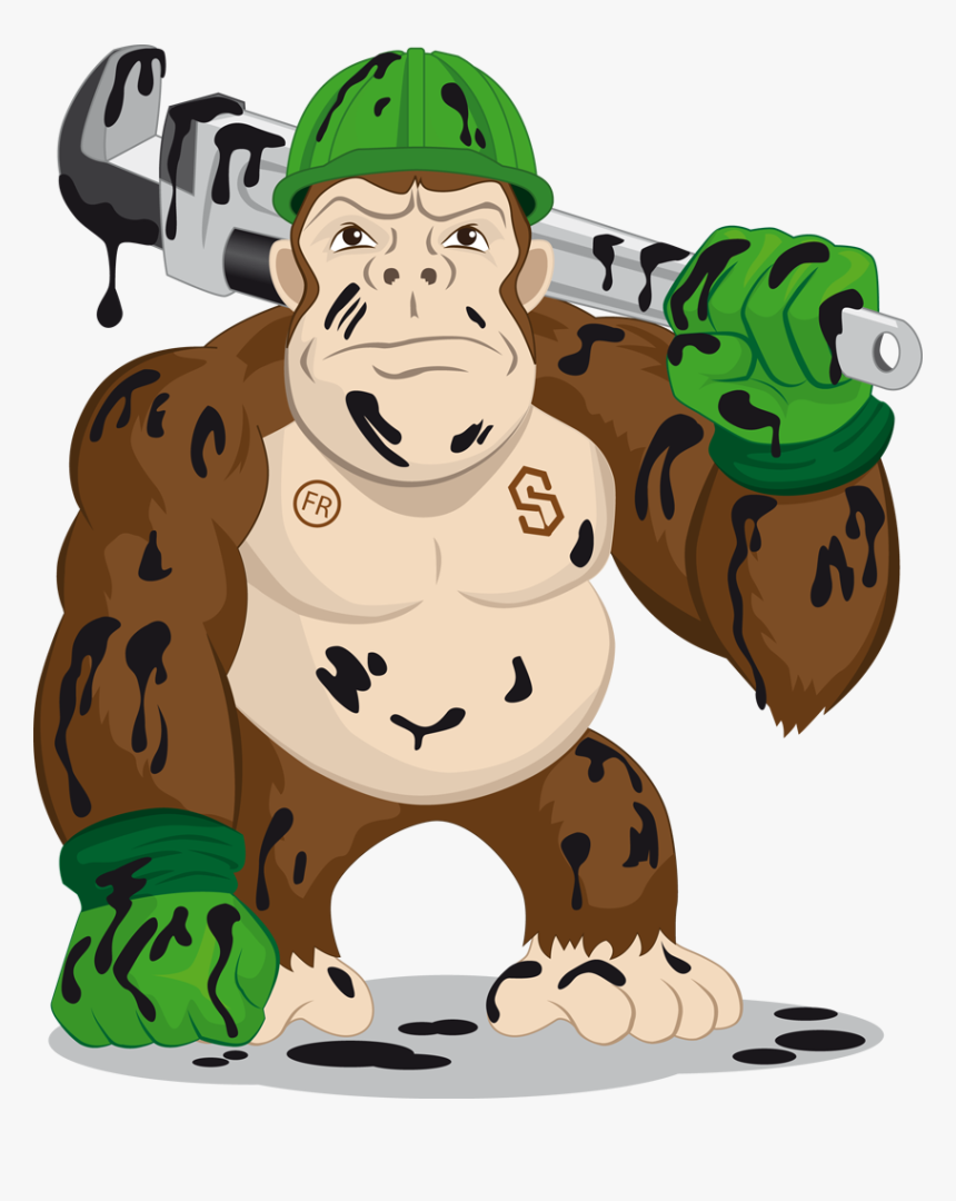 Character Design By Maralvar For Shutout Solutions - Greasy Gorilla, HD Png Download, Free Download