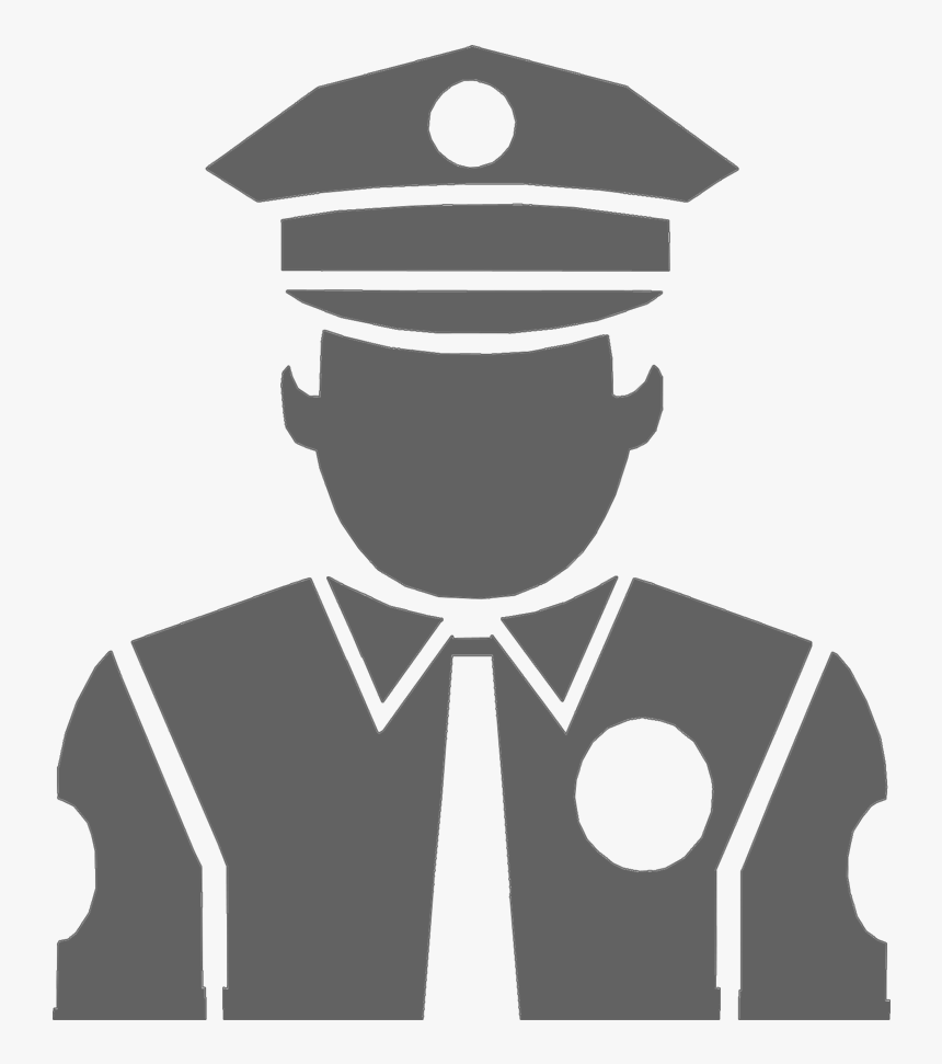 Security Guard Icon Png - Security Guard Silhouette Clipart, Transparent Png, Free Download