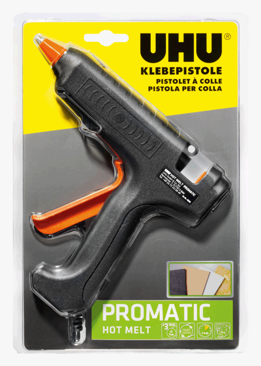 Promatic Hot Melt Glue Gun - Uhu Gun, HD Png Download, Free Download